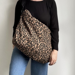 Oversized Tote Bag - Leopard